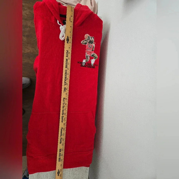 Hustle Gang Mens Size 4XL Bear Jordyn Hoodie Red T.I. TI Basketball #32 - Picture 6 of 8